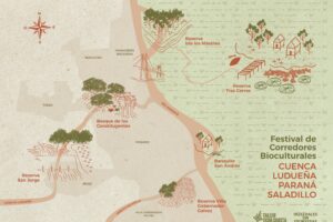 Presentamos el mapa del Corredor Biocultural “Cuenca Ludueña-Paraná-Saladillo”