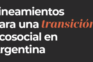 Lineamientos para una transición Ecosocial en Argentina