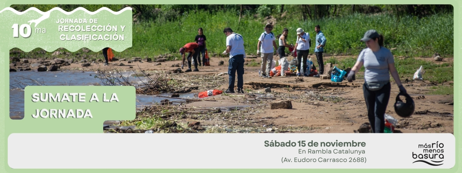 Más Río Menos Basura celebra sus 10 años con una jornada de recolección y festival a orillas del Paraná