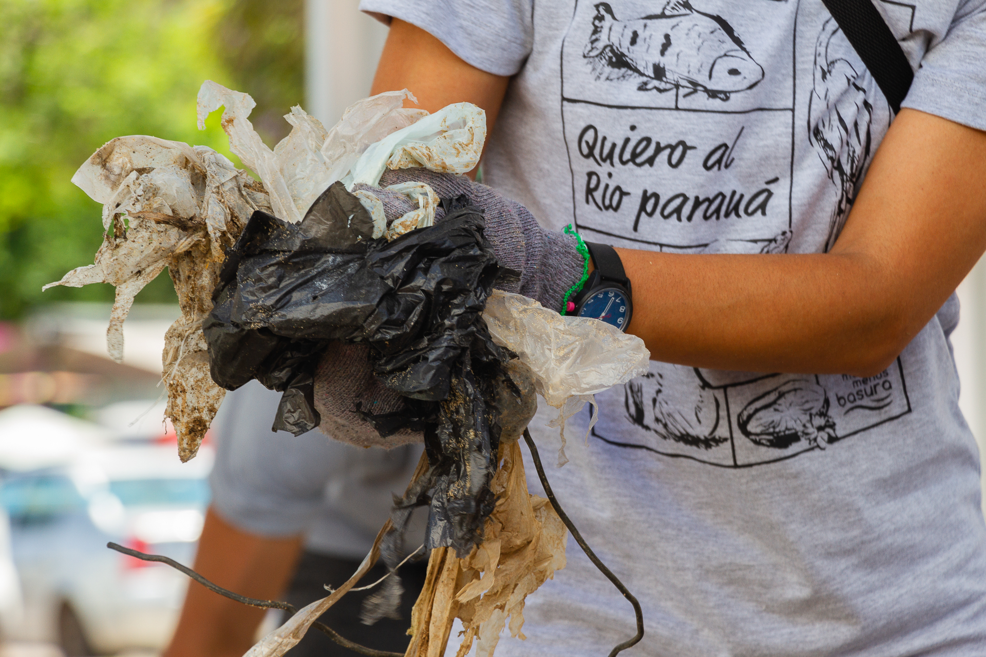 Más Río Menos Basura: en 90 minutos se recolectaron 72 bolsas de residuos, llenando 5 contenedores